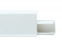 Напольный пластиковый плинтус Quadro 55 мм 552 Белый Матовый